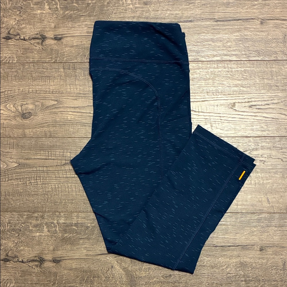 Lucy Navy Blue Cropped Leggings 21” - Size M
